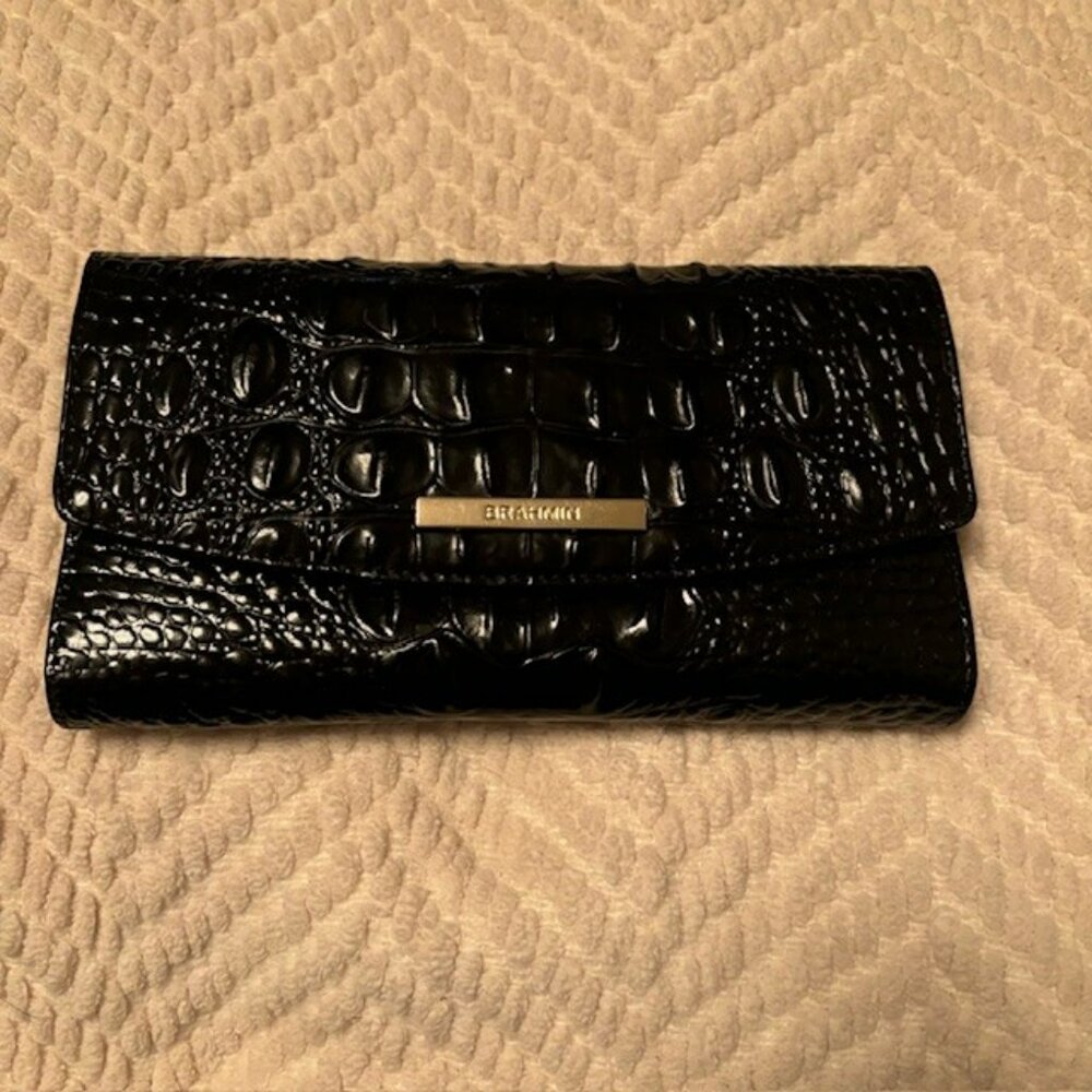 Black Brahmin Melbourne Leather Wallet